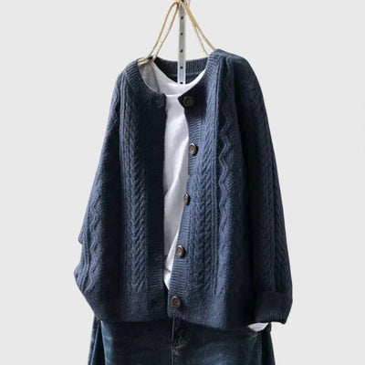Lorenza - Comfortable Cable Cardigan