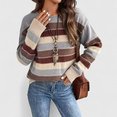 Sofia - Vintage Striped Sweater