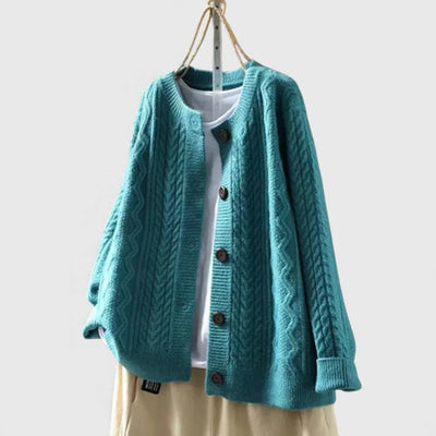 Lorenza - Comfortable Cable Cardigan