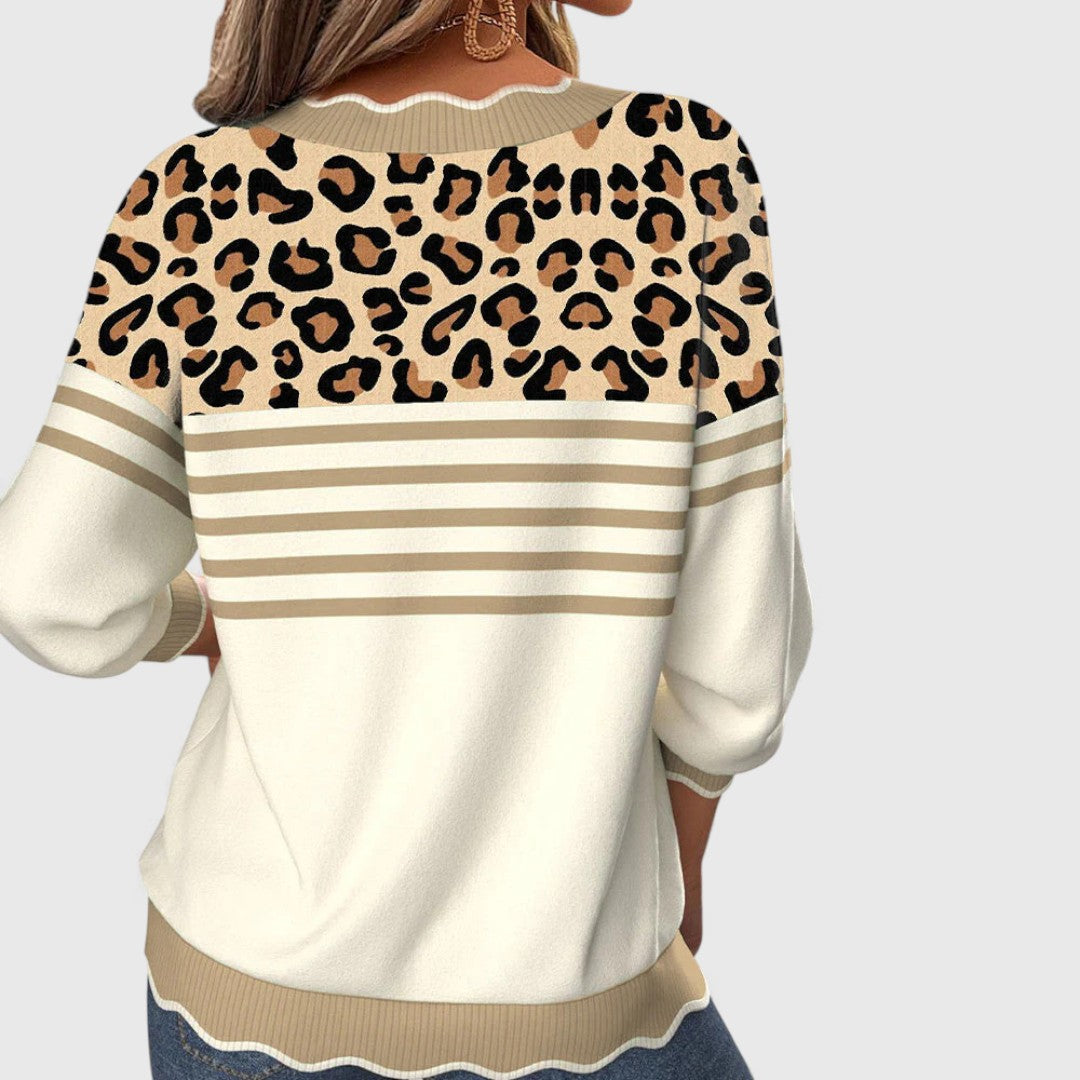 Judith – Confidence Knit Leopard Sweater