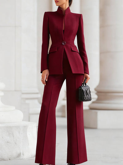 Sharie - Elegant Blazer & Trouser Suit Set