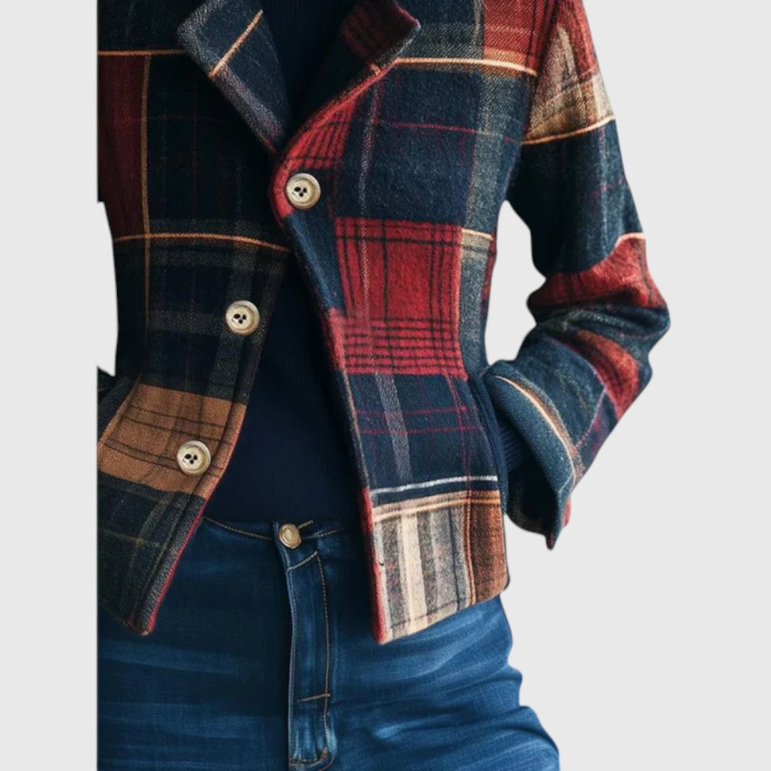 Nina - Classic Plaid Jacket