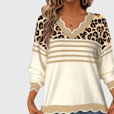 Judith – Confidence Knit Leopard Sweater