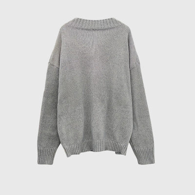 Carole - V-Neck Knitted Sweater