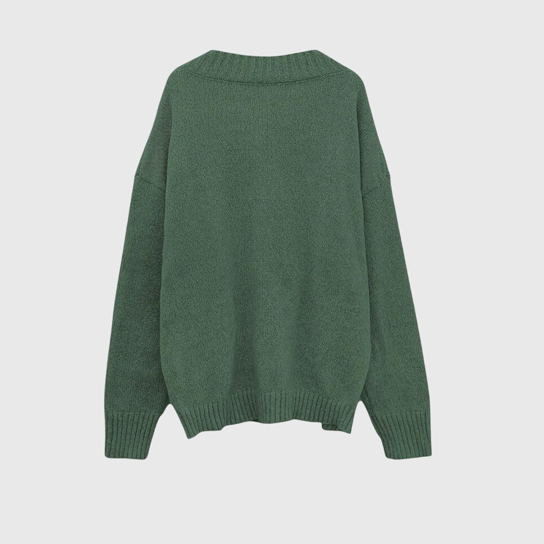 Carole - V-Neck Knitted Sweater