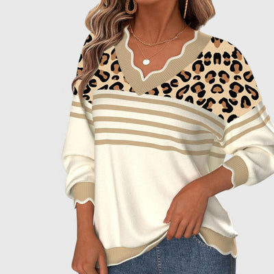 Judith – Confidence Knit Leopard Sweater
