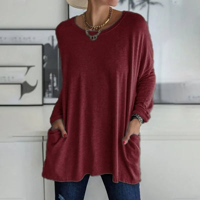Moira - Relaxed Long Sleeve Sweater