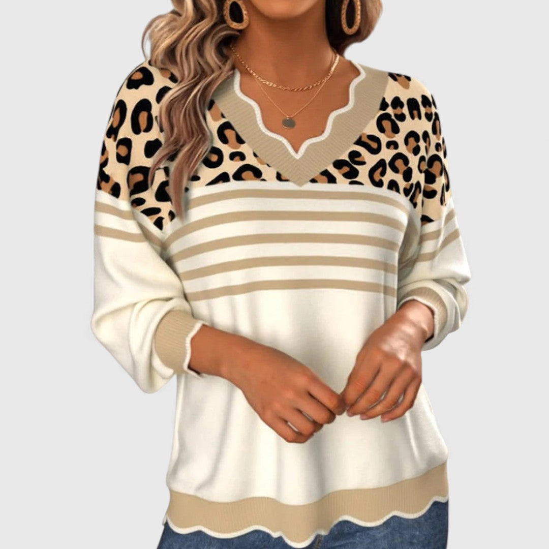 Judith – Confidence Knit Leopard Sweater