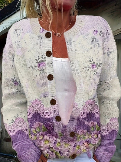 Shirley - Vintage Floral Cardigan