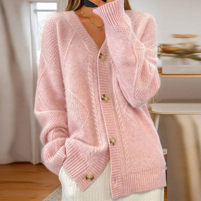 Candace - Cable-Knit Cardigan