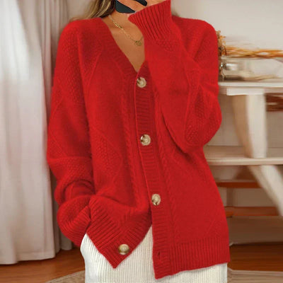 Candace - Cable-Knit Cardigan