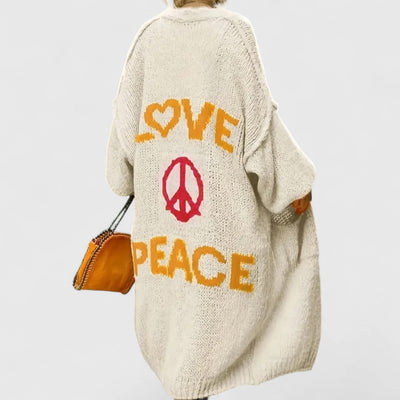 Yosha - Patchwork Knitted Cardigan