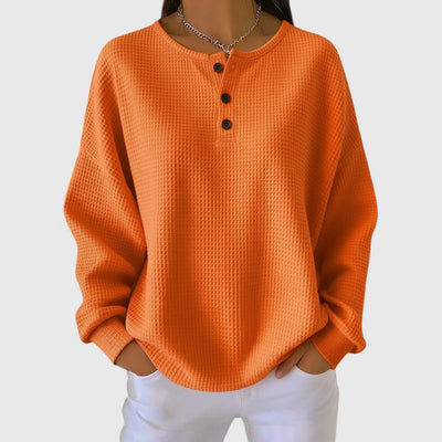 Edith - Cozy Button Front Sweater