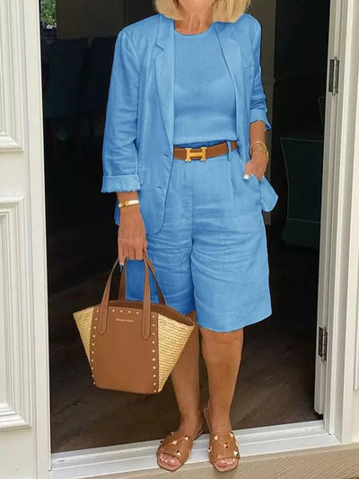 Elina | Sleek Blazer Set