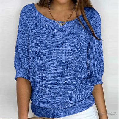Charlotte - Relaxed Knit Top
