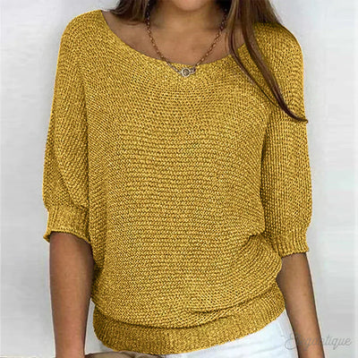 Charlotte - Relaxed Knit Top